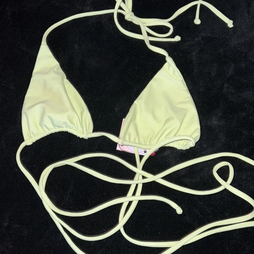 Green bikini top / wrap - Picture 3 of 3